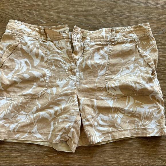 Tommy Bahama Leigh Fit 14 Linen Aloha Shorts great - Picture 9 of 9